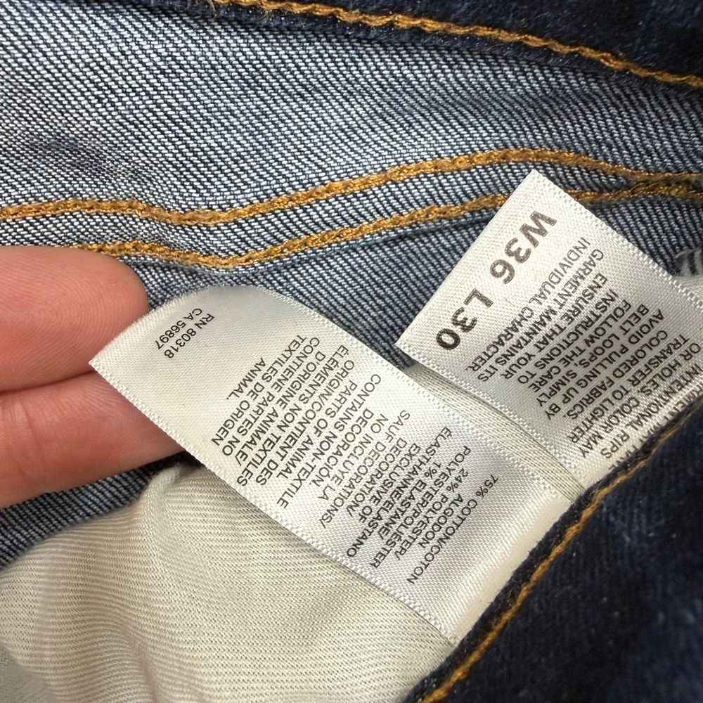 Lucky Brand 410 Athletic‎ Slim Jeans 36 36x30